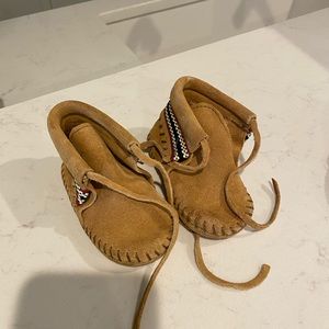 Minnetonka leather boots